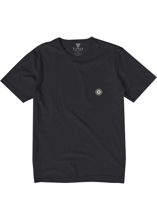 Vissla Cosmic Tide Organic Cotton T-shirt - Black