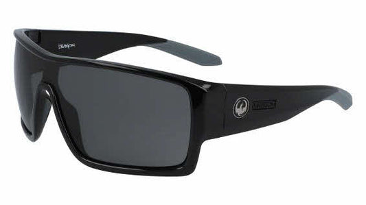 Dragon Flash Matte Black / Smoke Polarised Sunglasses