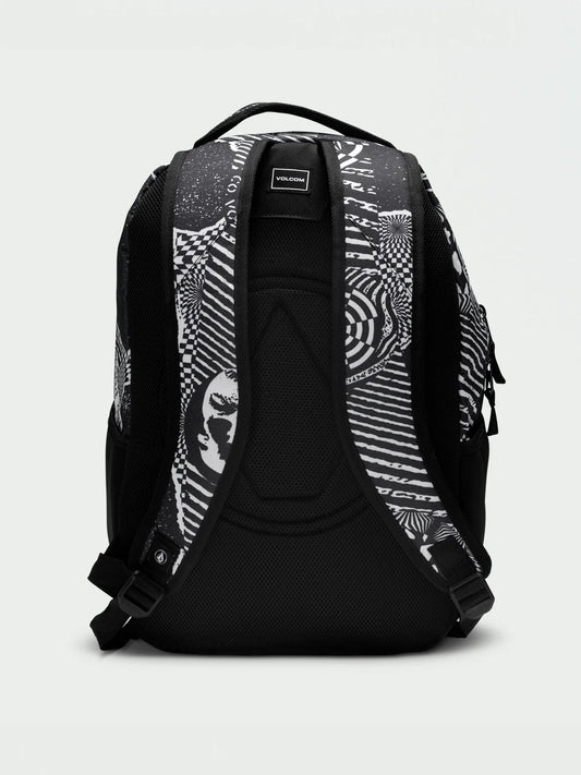 Volcom Everstone Skate Backpack - Black/White