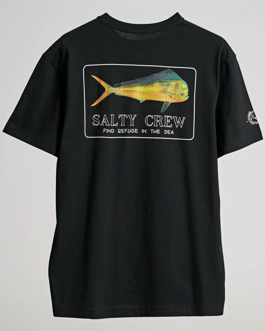 Salty Crew Mens 'Golden Mahi Premium Tee' - Black
