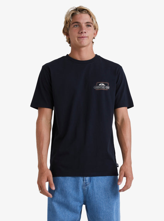 Quiksilver Line By Line Tee - Black