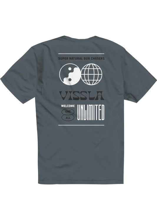 Vissla One World T-shirt - Graphite