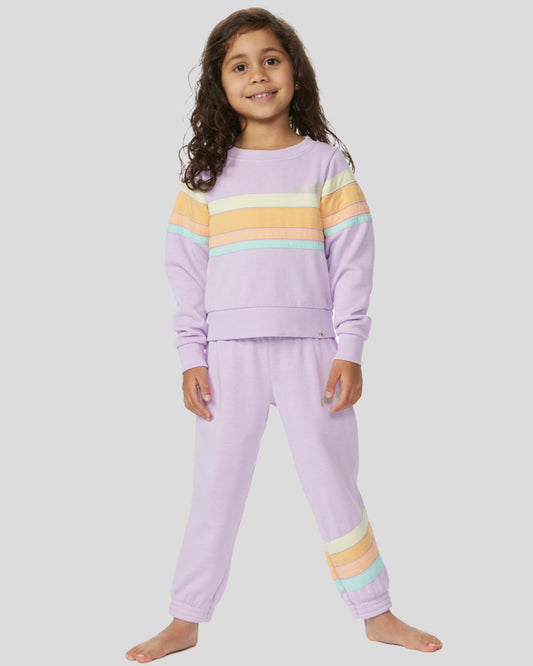 Rip Curl Little Girls Surf Revival Trackpant - Orchid Mist