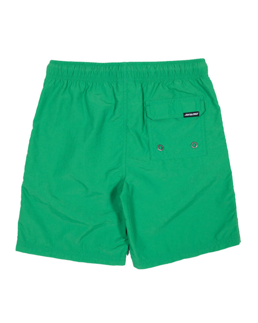 Santa Cruz Classic Dot Cruzier Elastic Waist Shorts - Green