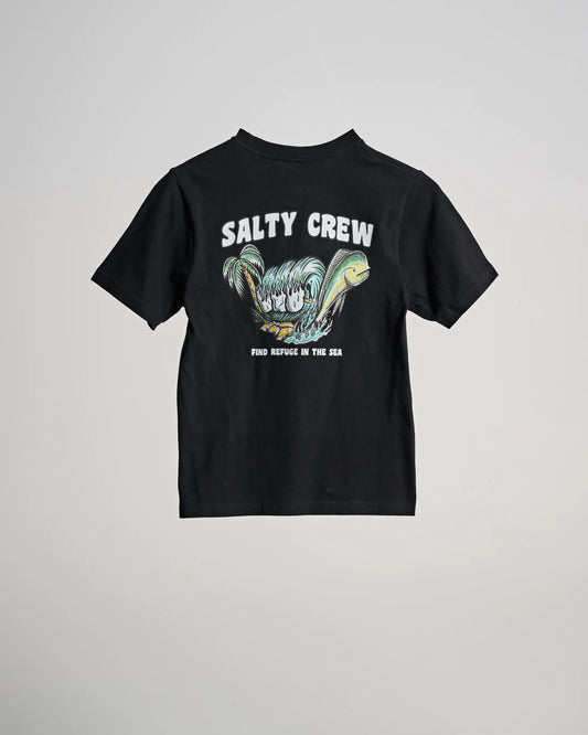 Salty Crew Boys 'Shaka Tee' - Black