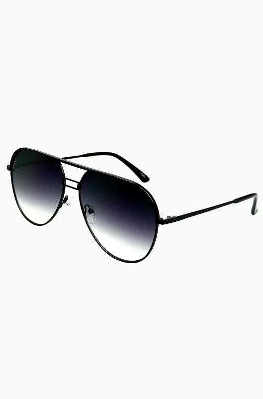Otra "Transit Small" Sunglasses - Black/Smoke