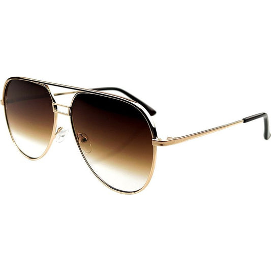 Otra "Transit Small" Sunglasses - Gold/Brown Fade