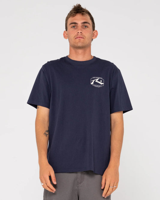 Rusty Advocate Tee Navy