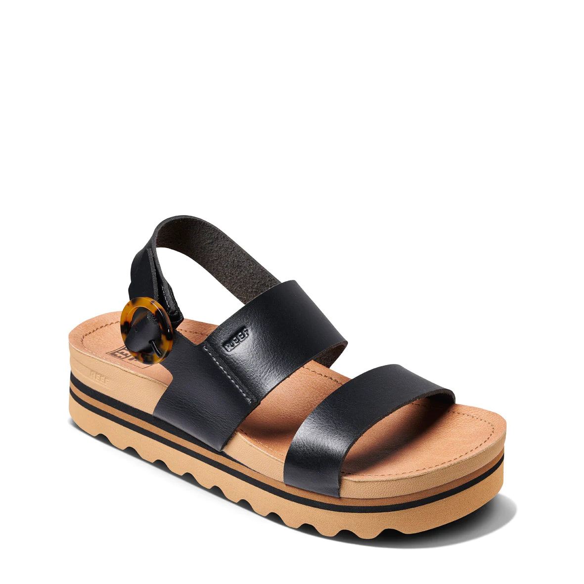 Womens Reef Cushion Vista Hi Slide Sandal - Cloud | Journeys