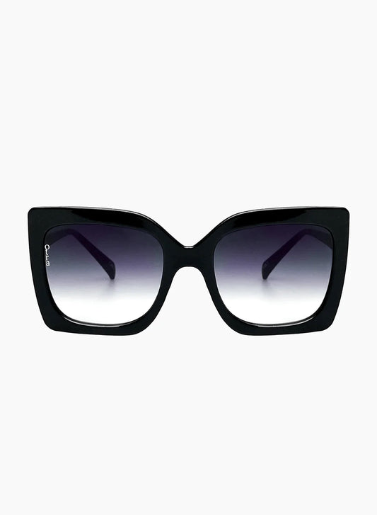 Otra "Dynasty" Sunglasses - Black/Smoke