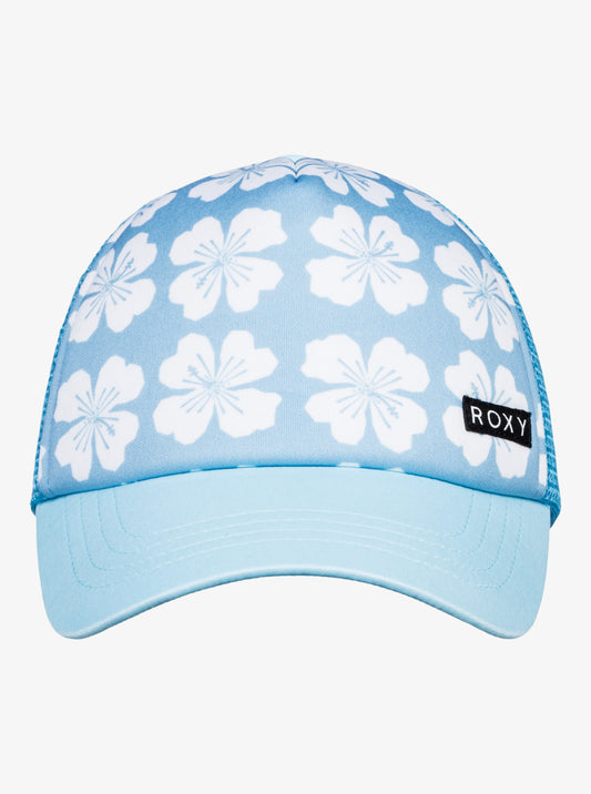 Roxy Honey Coconut Trucker Hat - Clear Sky Clik