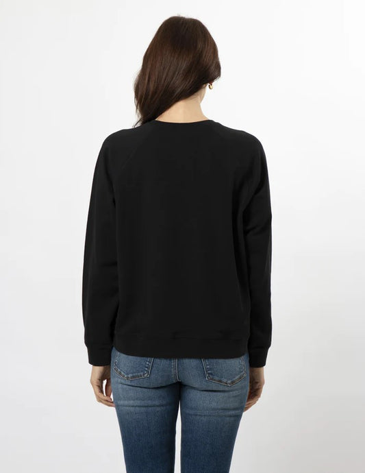 Stella and Gemma Everyday Sweater - BLACK PURRFECT LEOPARD CROSS