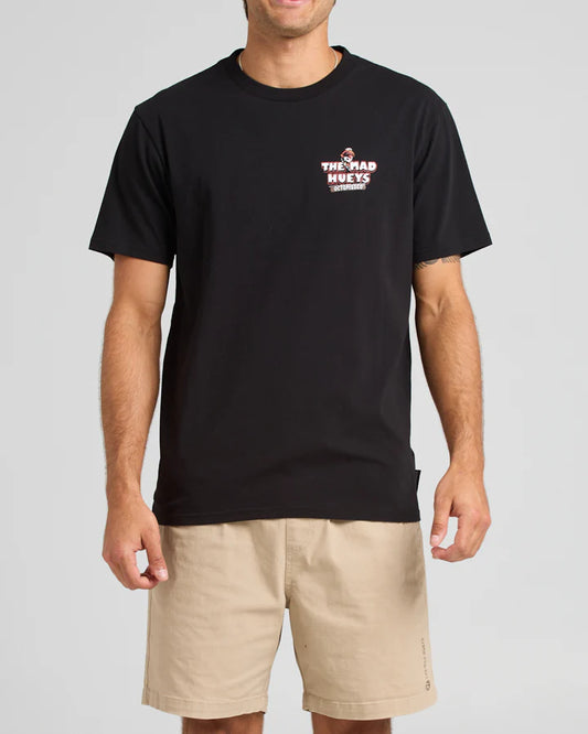 The Mad Huey's Octopissed Tee Black