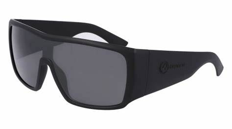 Dragon Rocker Matte Black / Smoke Polarised Sunglasses