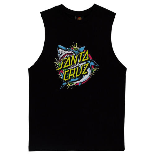 Santa Cruz Shark Dot Muscle Tee