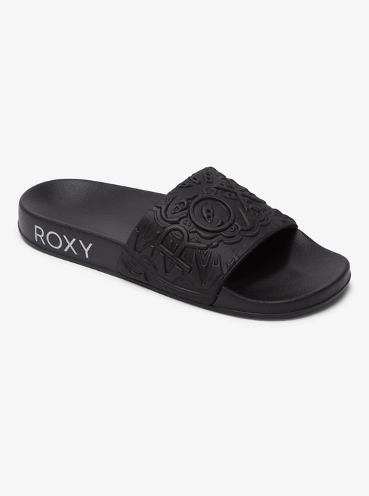 Roxy Slippy Mandala II - Black