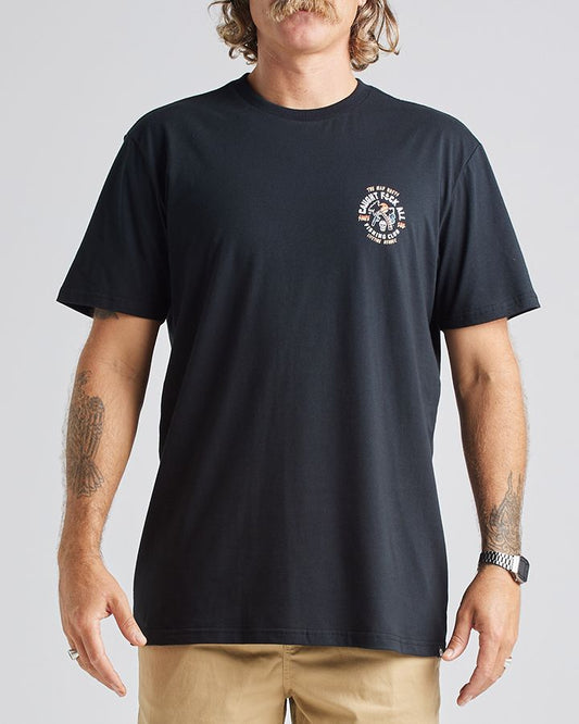 The Mad Hueys Still Catching Fk All Tee - Black