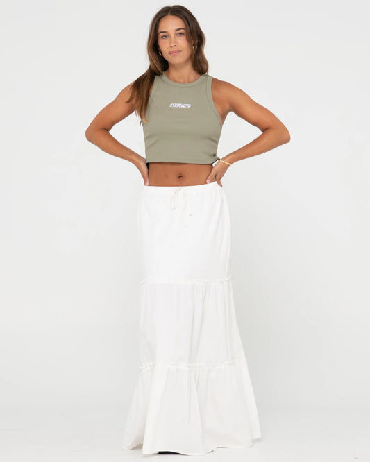 Rusty Violetta Low Rise Maxi Skirt