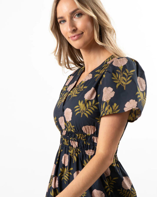 Stella and Gemma Vittoria Dress -Fiore Navy