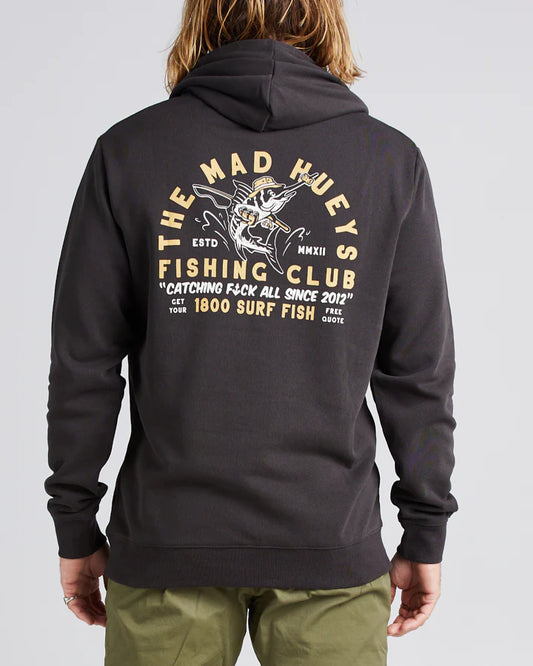 The Mad Hueys Fishing Club Pullover - Vintage Black